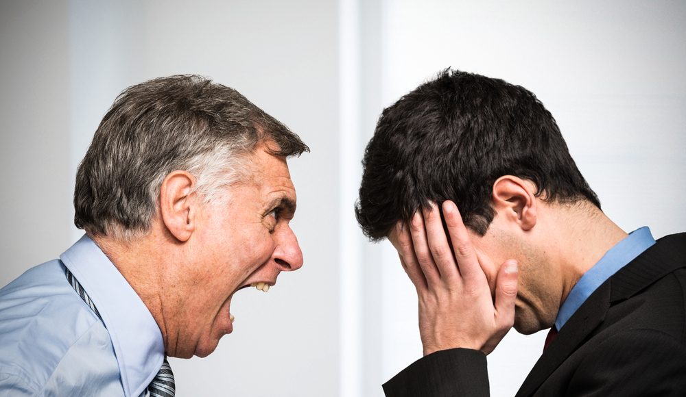 התעמרות בעובד - צעקות