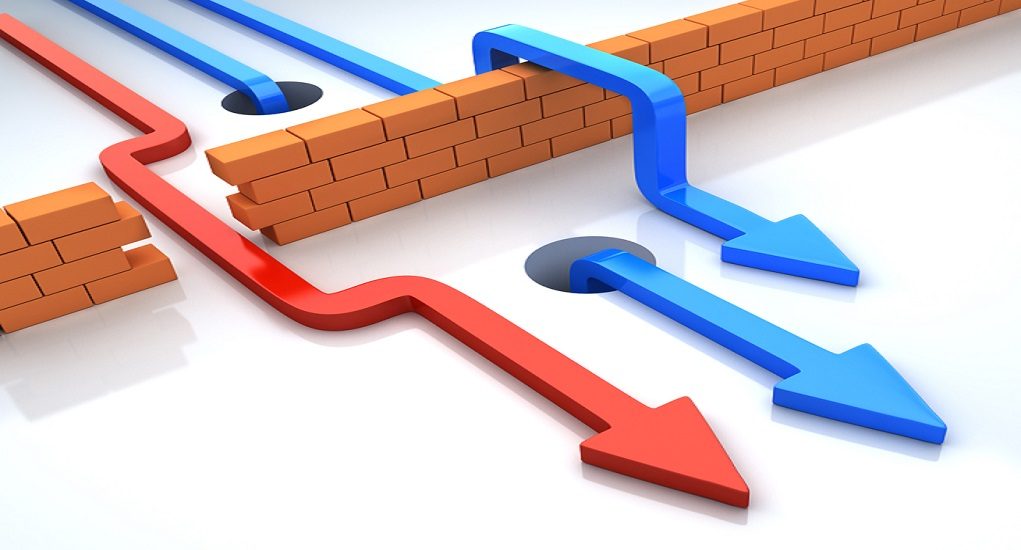 Business,Overcomes,Obstacles.,Conceptual,Illustration